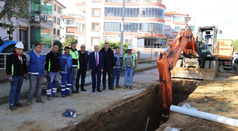 İZSU’dan Ödemiş’e Dev Yağmur Suyu Hattı Yatırımı