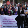 TİRE’DE KADINLAR SOKAĞA ÇIKTI, BASIN AÇIKLAMASI YAPTI.